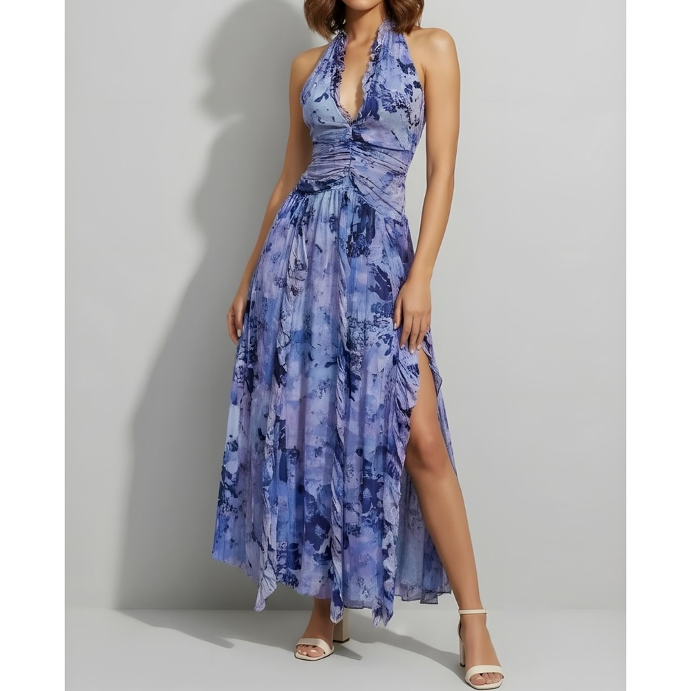 BHLDN Blue Maxi Dress